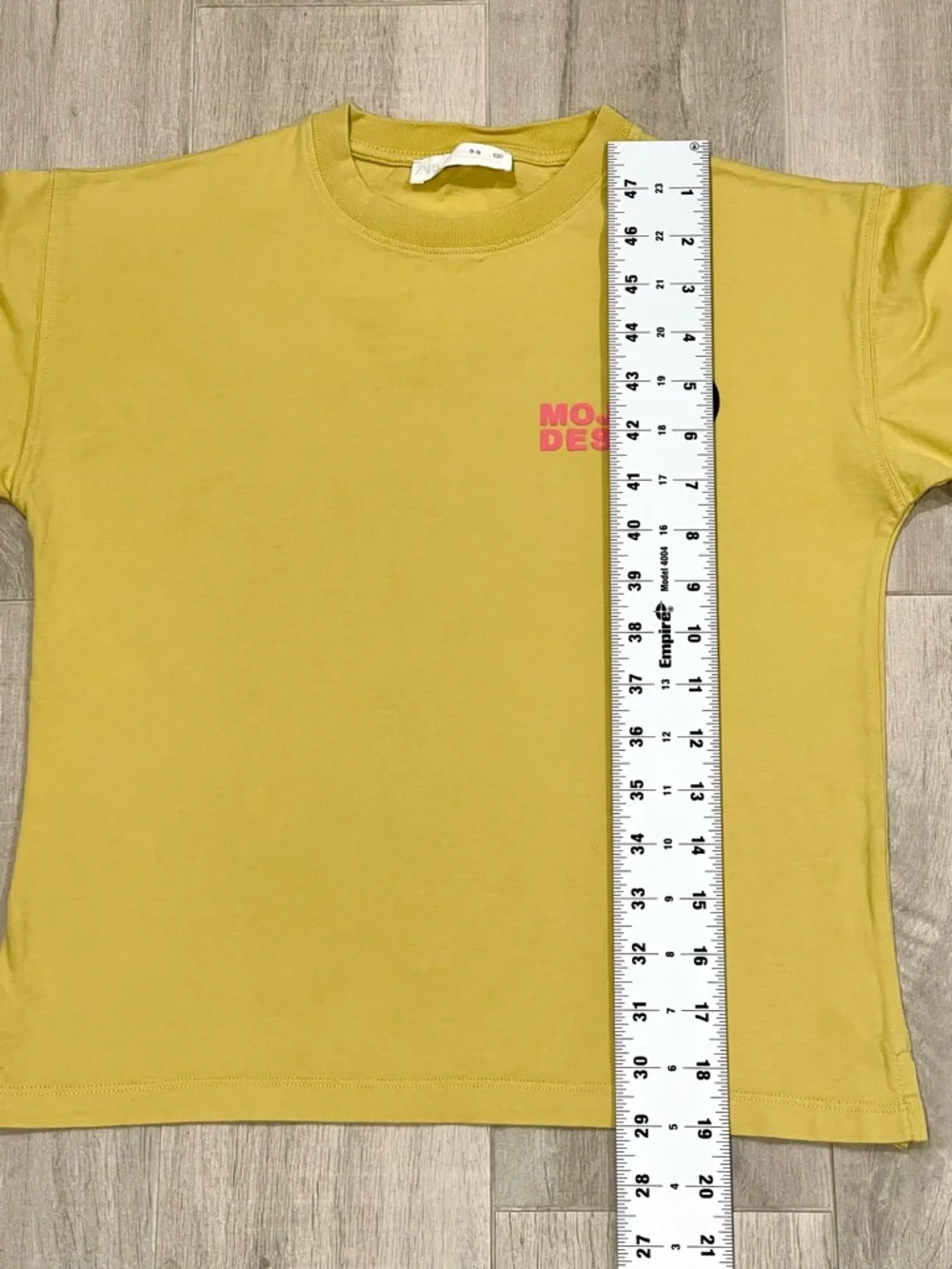 ZARA Boys Mojave Desert Graphic T-Shirt Yellow Size 8-9 (130cm) - Picture 3 of 7